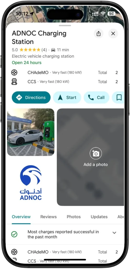 Live-State in Google Maps